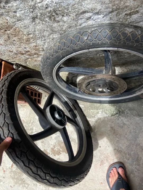 Shineray phoenix Par de Pneus para Moto