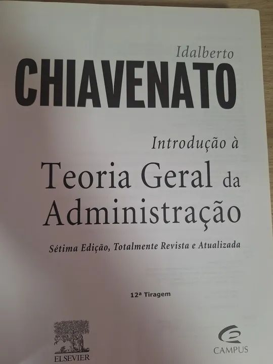 Int. a Teoria Geral da Administração 7° Edição- Chiavenato - Foto 2