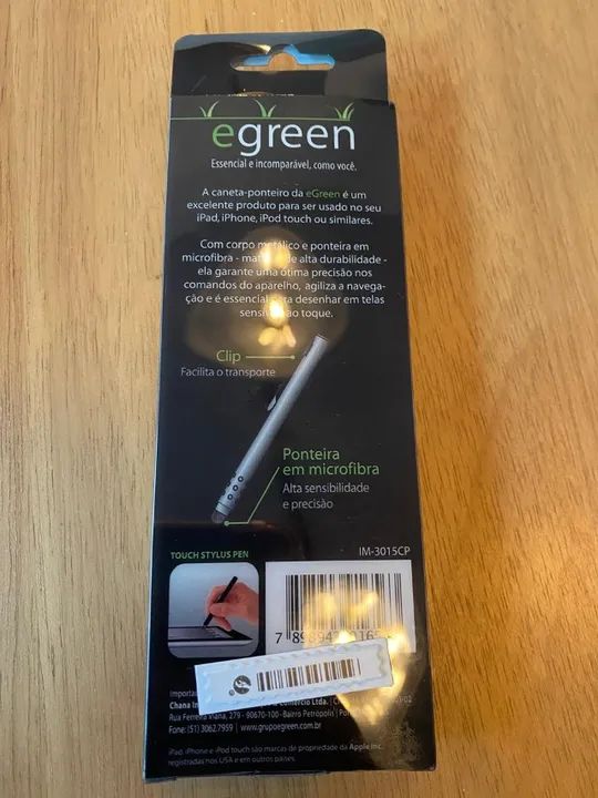 Caneta Touch Egreen para Ipad, Iphone e Ipod touch, Preto - Foto 3
