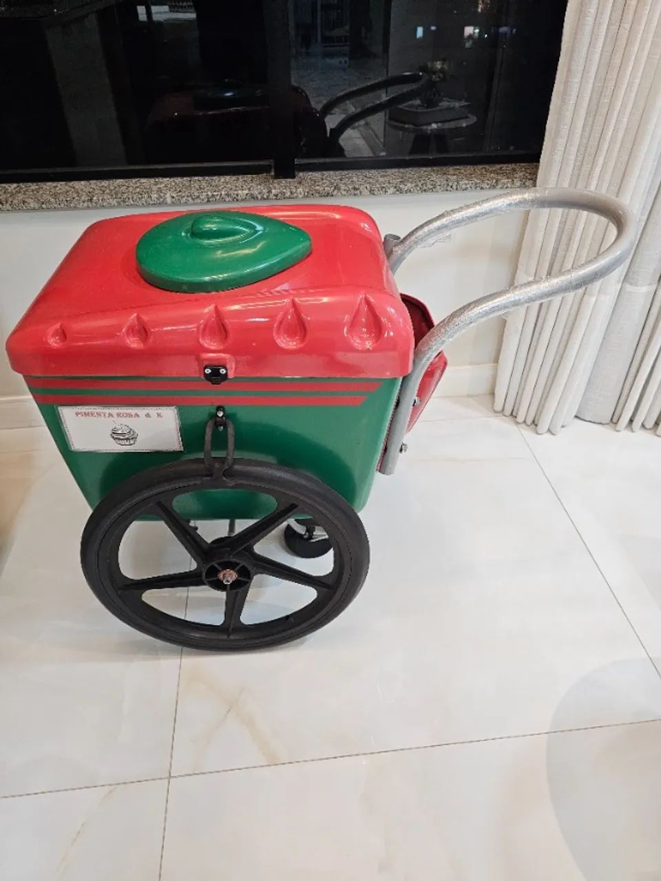 Carrinho profissional de sorvete - Foto 2