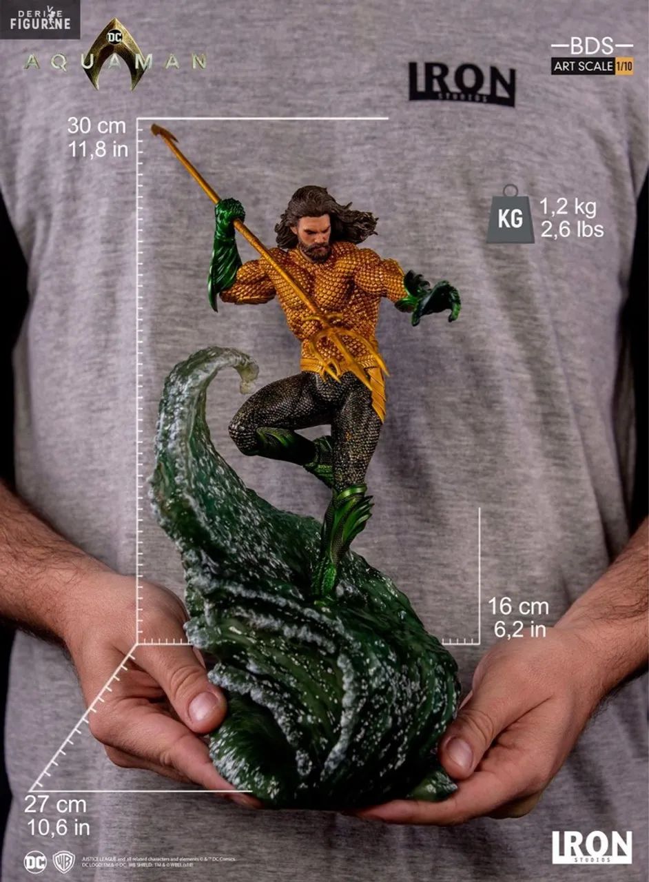 Aquaman + Black Manta 1/10 Iron Studios  - Foto 3