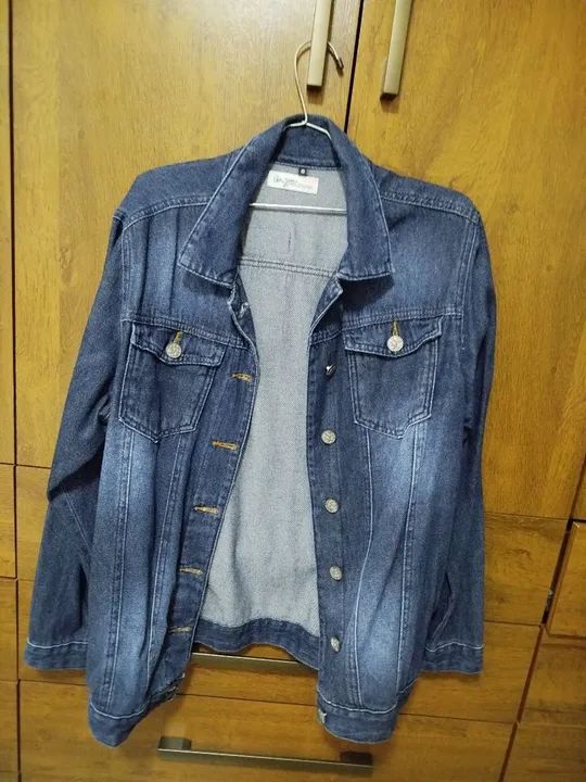 Jaqueta feminina bolsos Uber jeans 