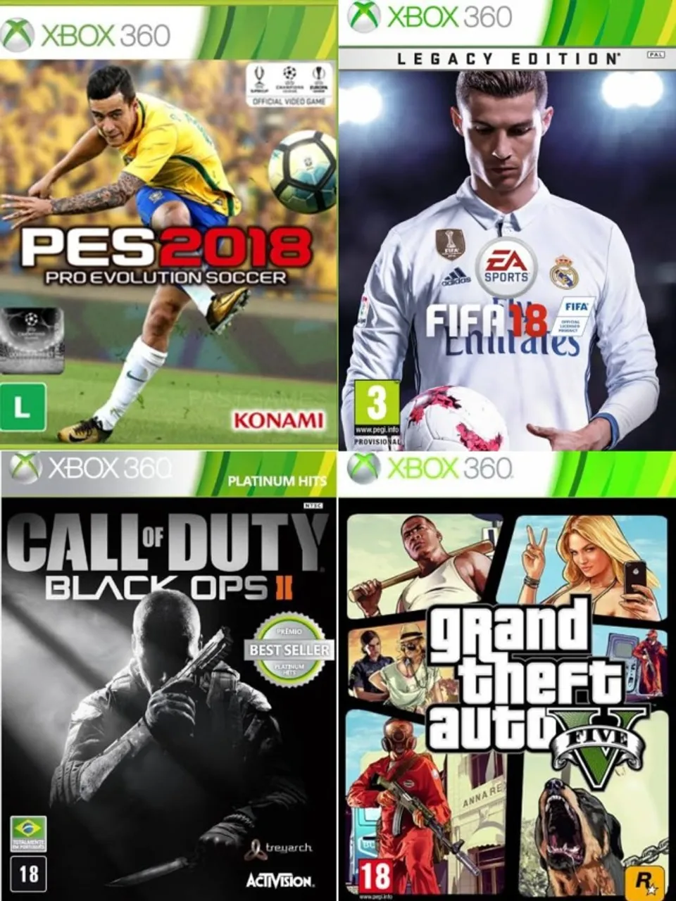 Jogos de xbox 360