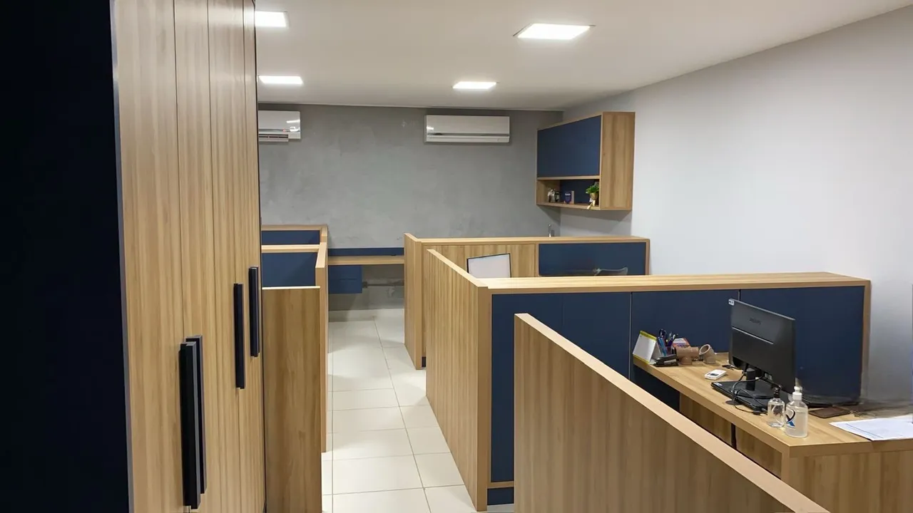 Conjunto de Escritórios Modulares para escritório em bom estado!