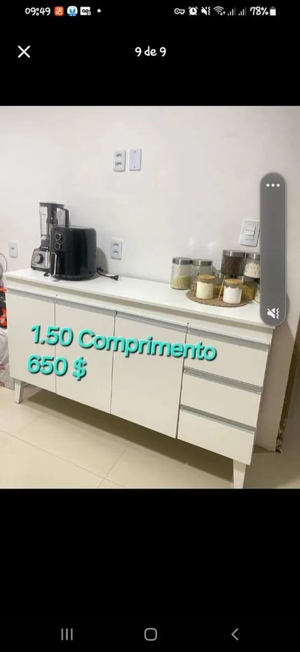 Promoção de balcão 1,20m branco Entrega Grátis - Foto 4