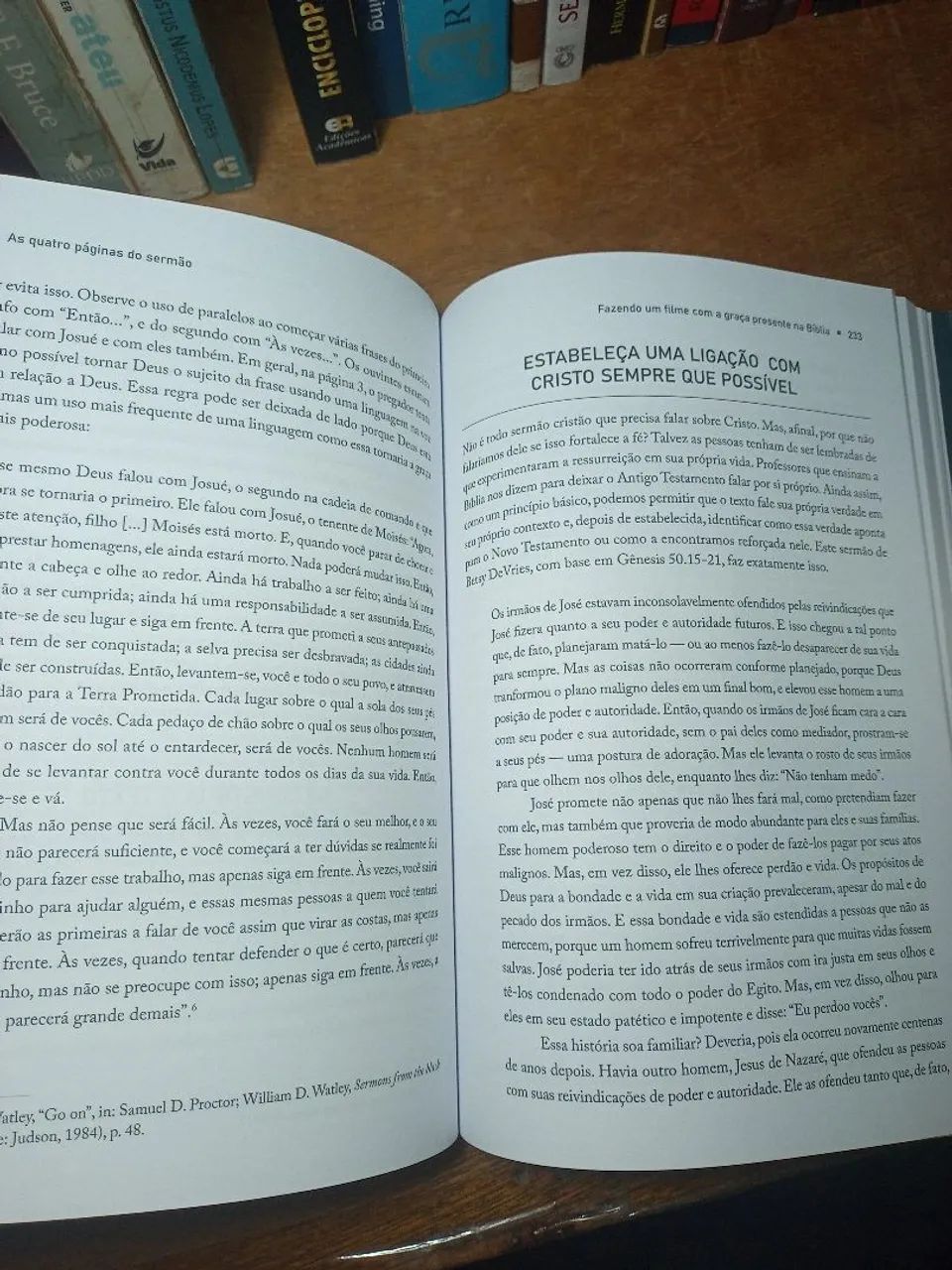 HERMENÊUTICA: Livro As Quatro Páginas do Sermão - Paul Scott Wilson - Foto 3