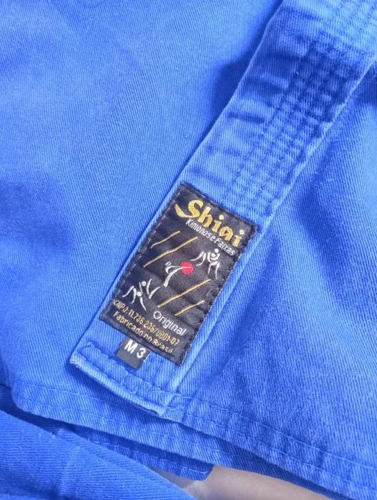Kimono de Judô Azul - Tamanho M3 - Foto 4