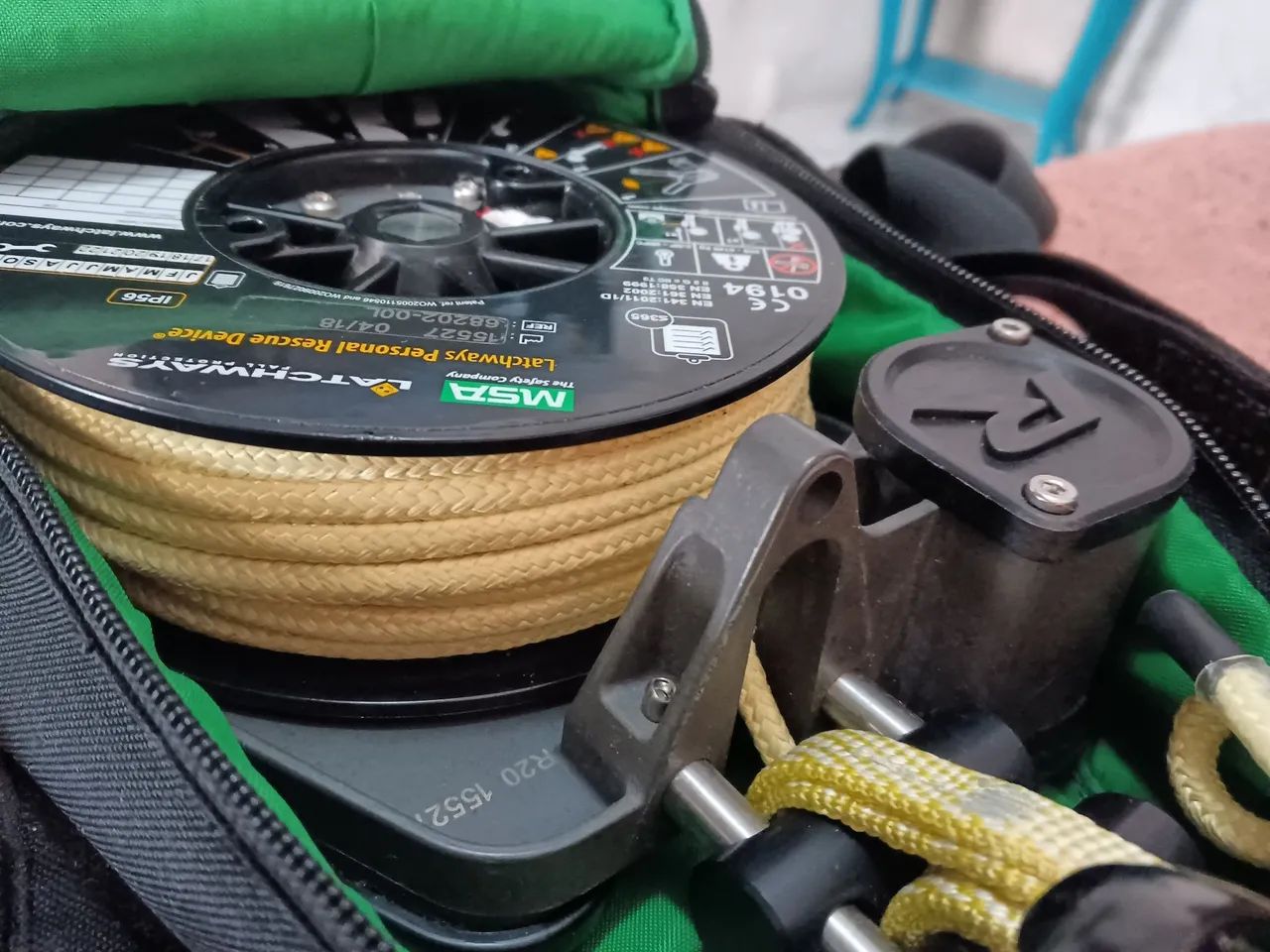 Kit 4 detectores 4 gases e resgatador MSA - Foto 2