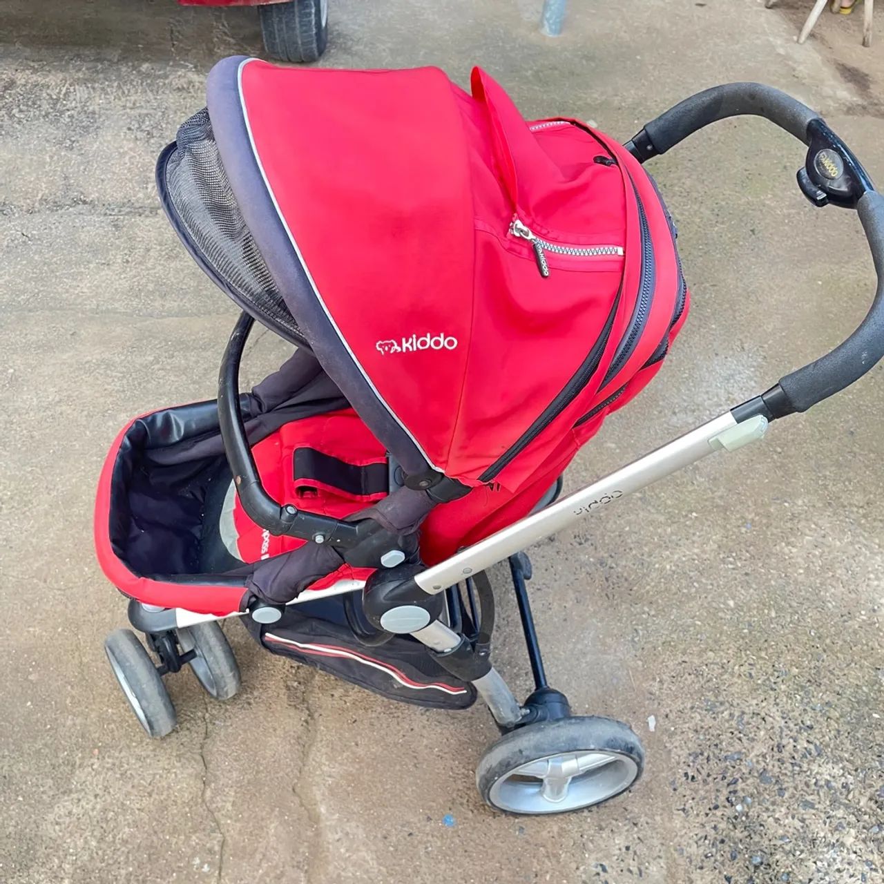 Carrinho de Bebê Kiddo Compass + BB conforto  - Foto 2