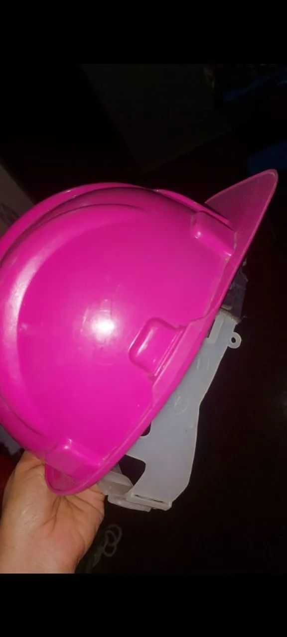 Capacete EPI rosa 