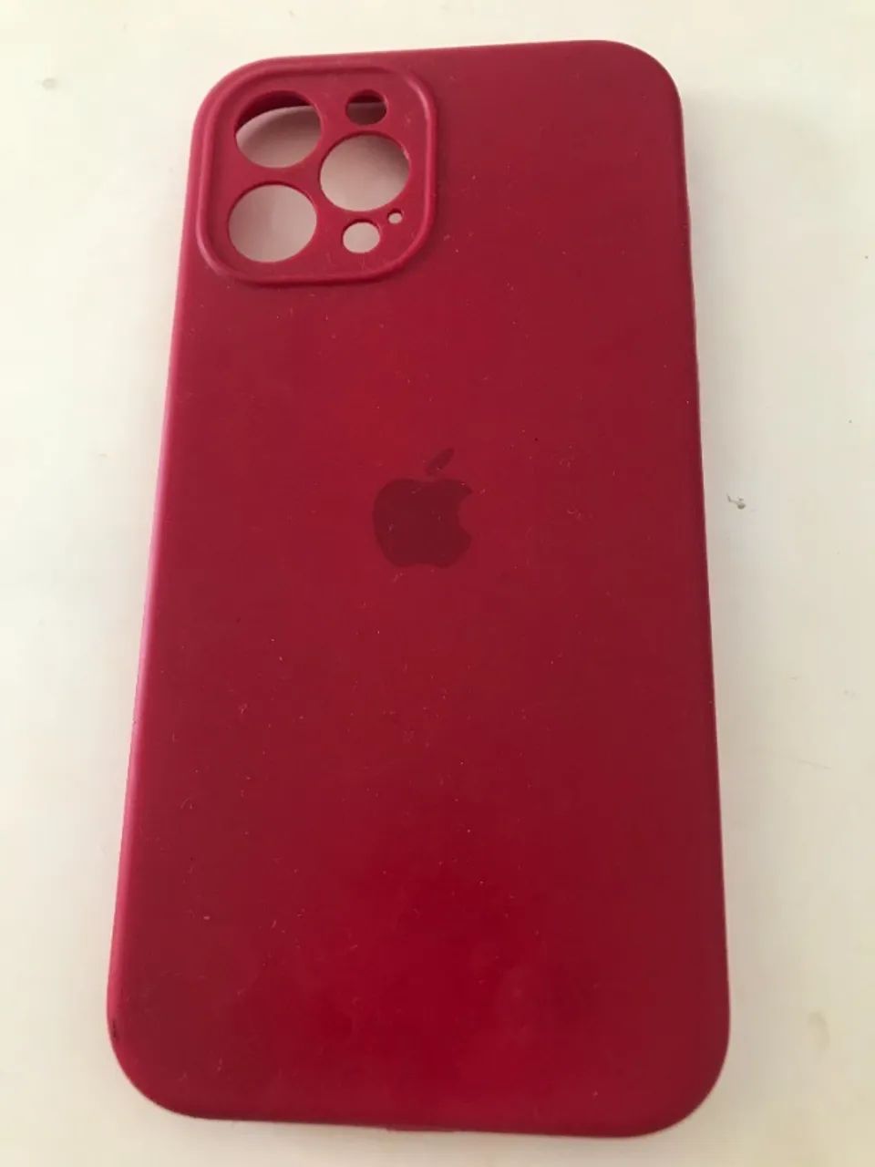 Capinha Case Vermelha Iphone 12 Pro Max - Lisa