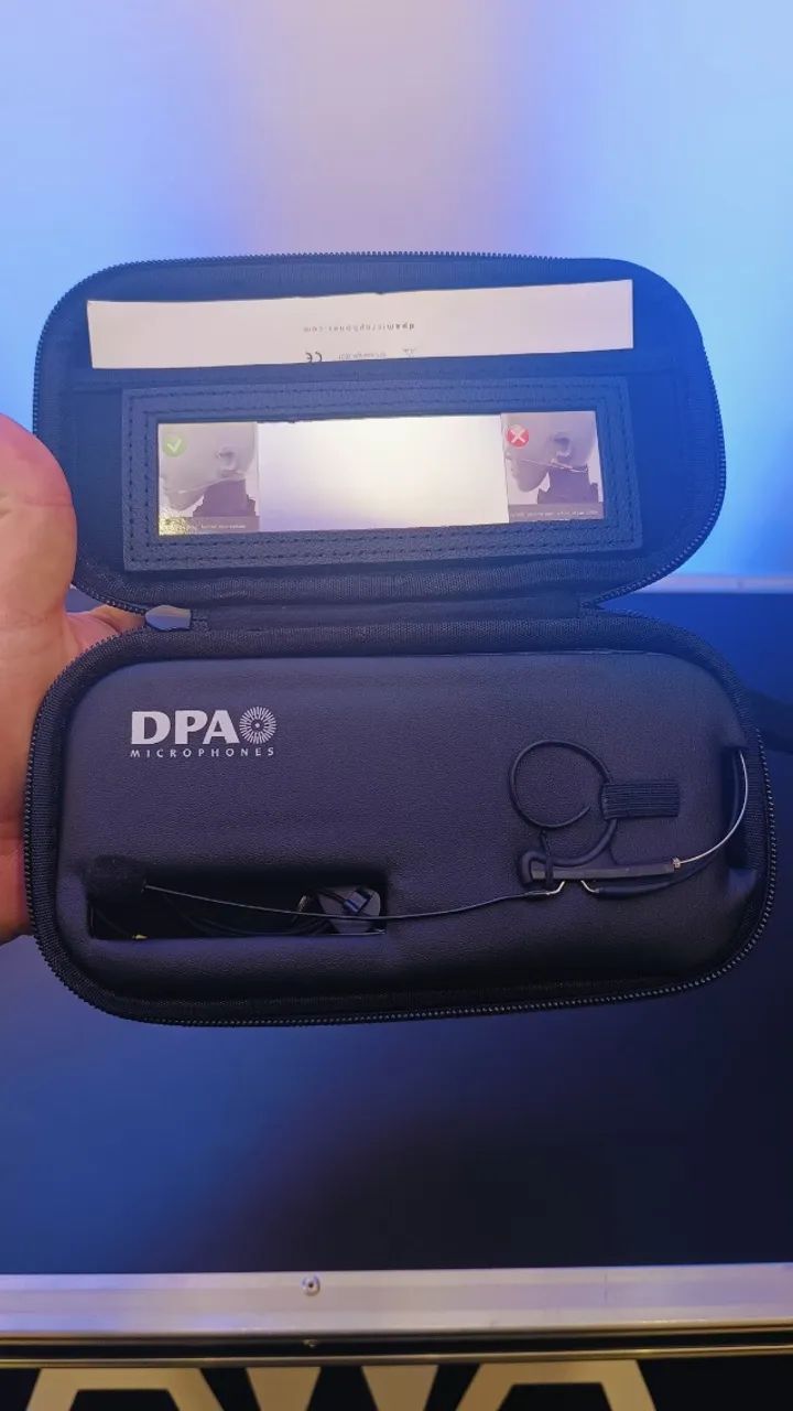 Microfone Headset DPA 4288-DC-F-B10-LH Cardioide Direcional TA4F | Semi Novo  - Foto 5