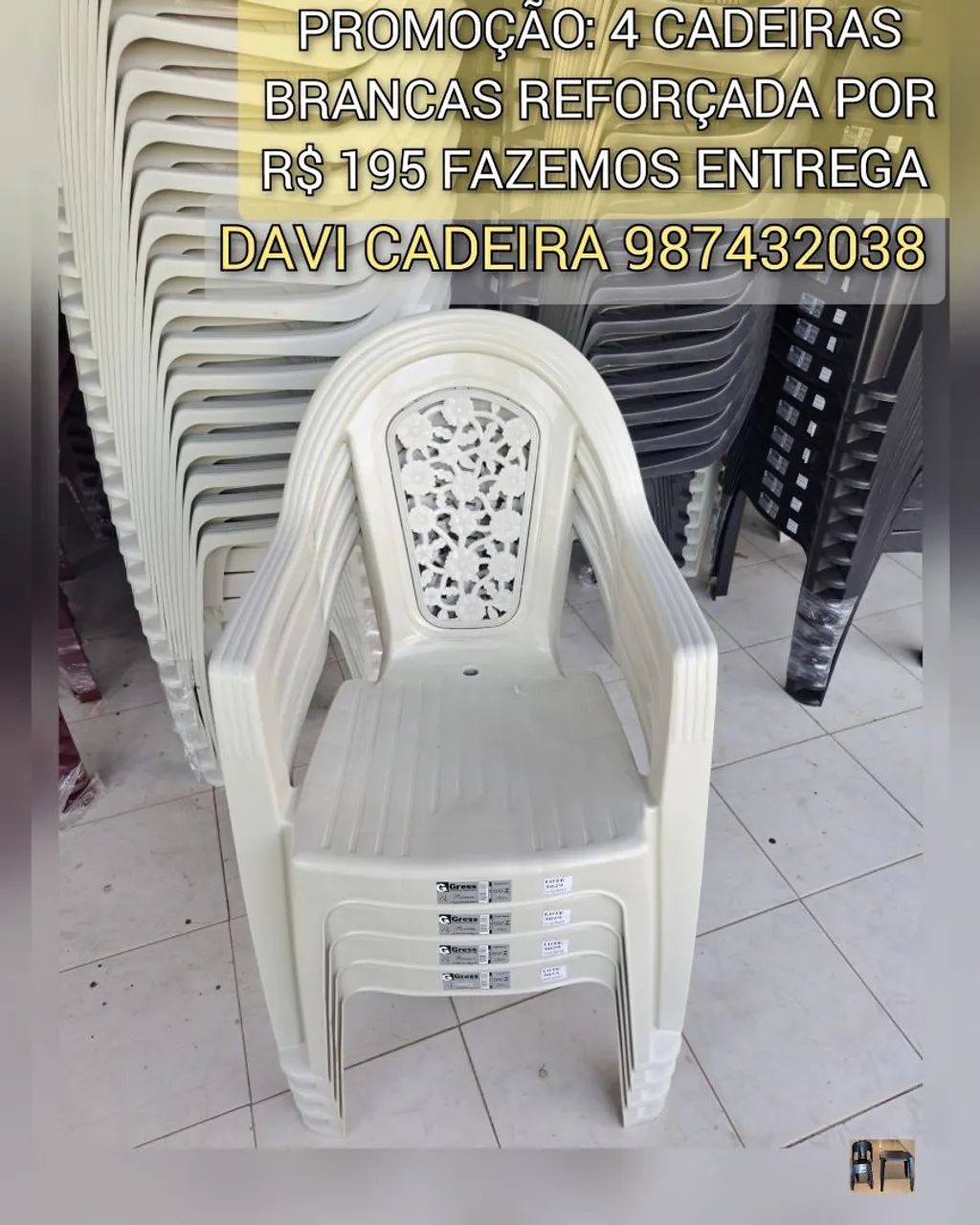 CADEIRA DEL REY ENTREGO HOJE 