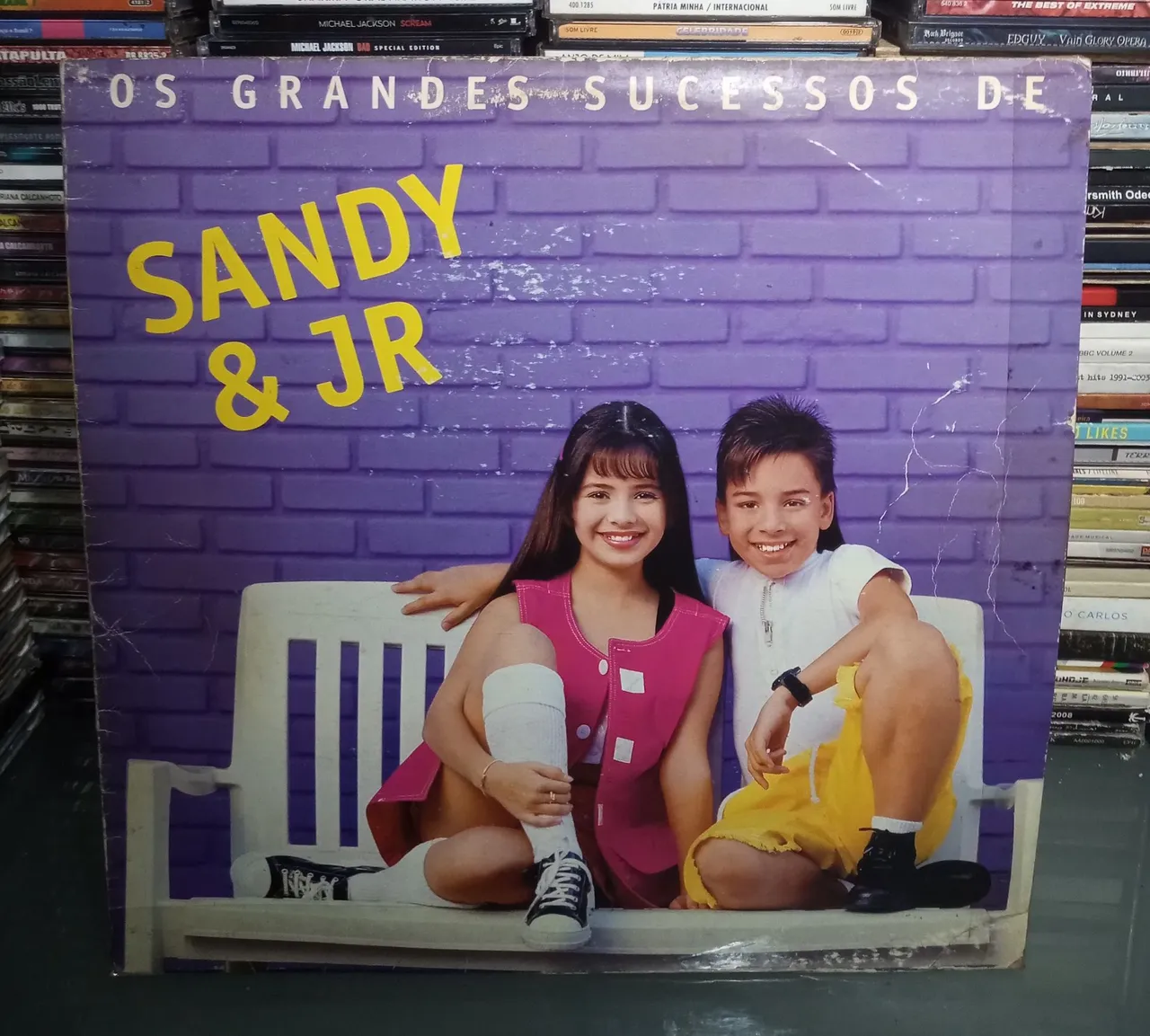 LP Sandy & Jr Os Grandes Sucessos De Sandy E Jr Vinil