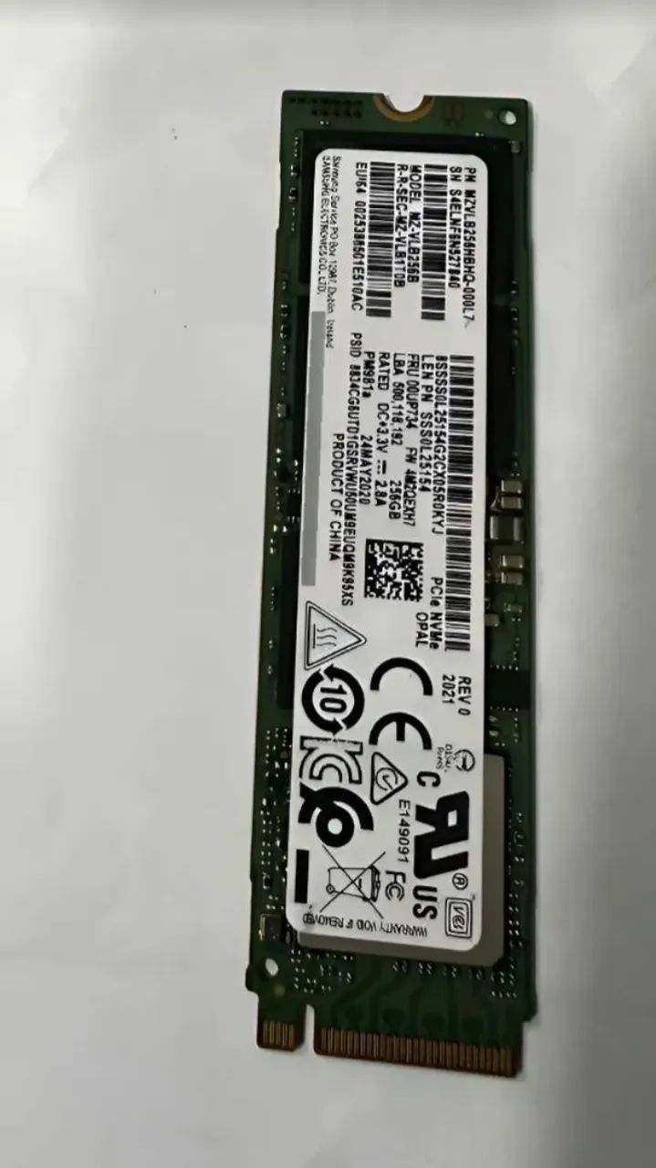 Nvme 256GB