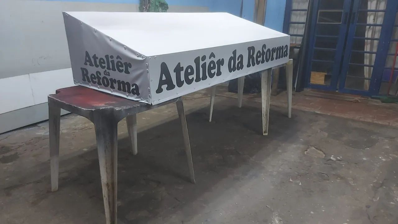 Placas em lona e ACM - Comunicação Visual - Letras caixa em 2 e 3D - Letreiross - Foto 4