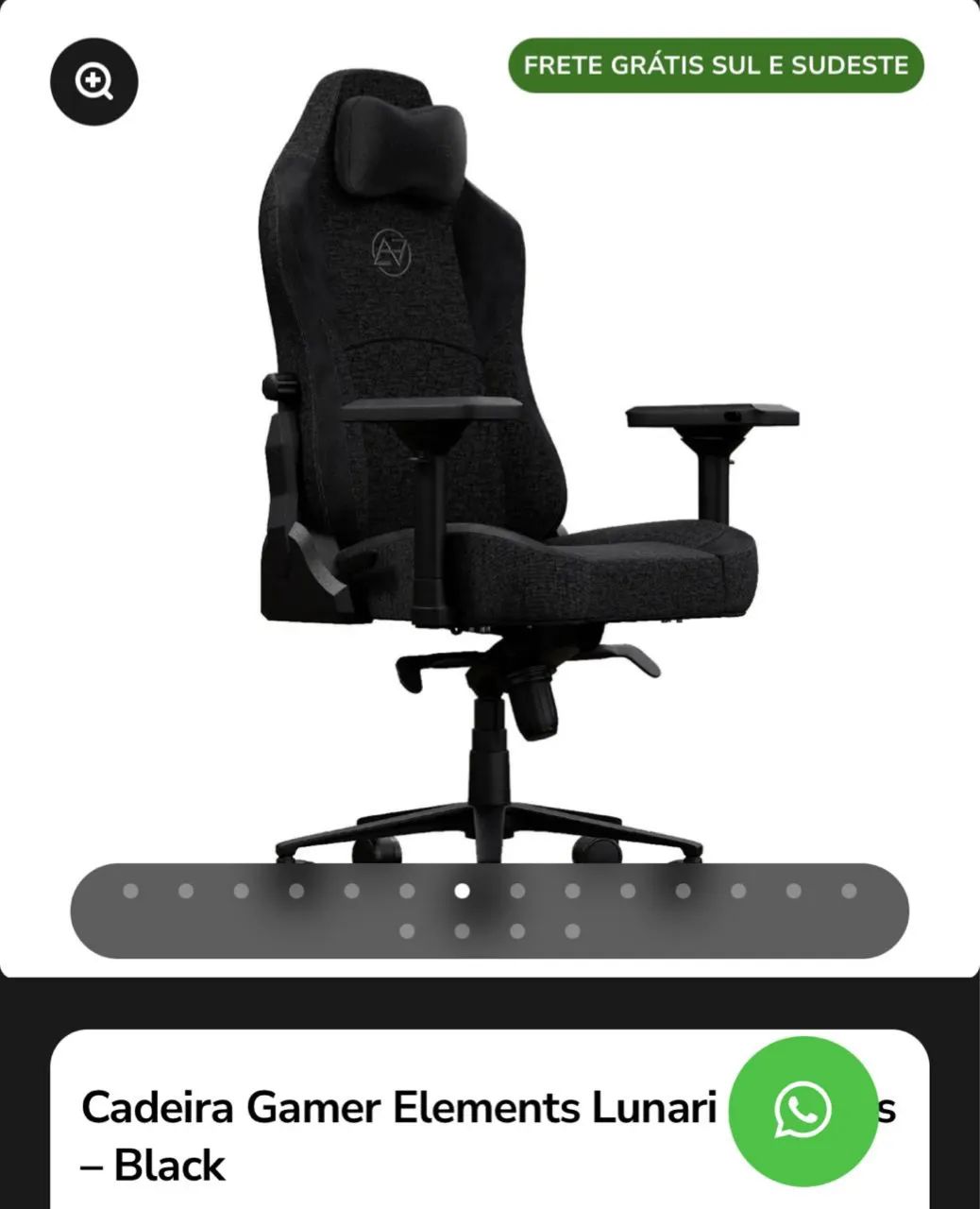 Cadeira gamer elements 