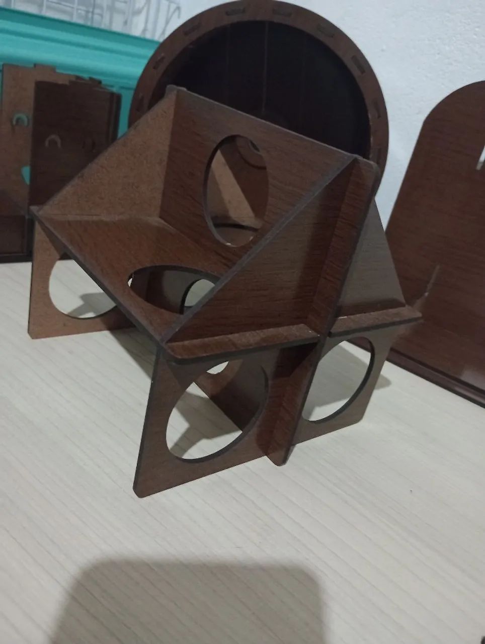 Kit de 3 brinquedos novos para roedores 