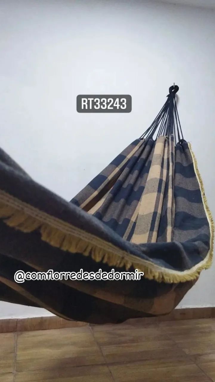 Rede de Dormir Tijulinha - Simples Sem Varandas Super Resistente -Entrega Grátis  - Foto 3