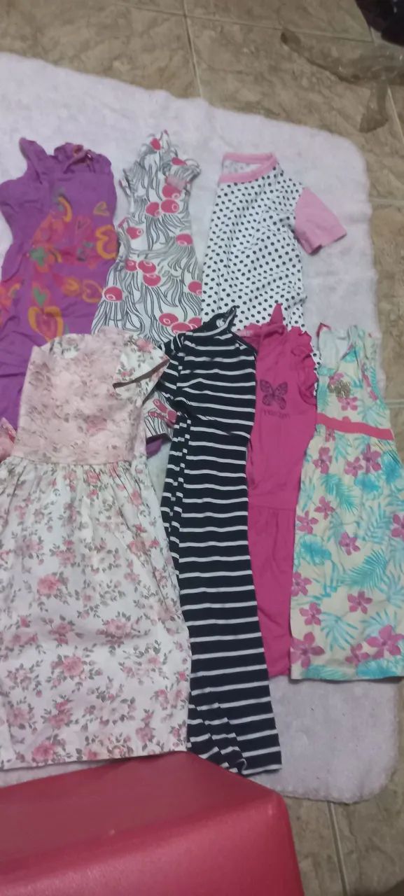 Vestido floral infantil - Foto 3