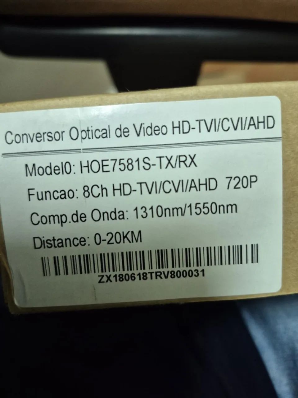 Conversor Óptico de Vídeo HD-TVI/CVI/AHD - Foto 2