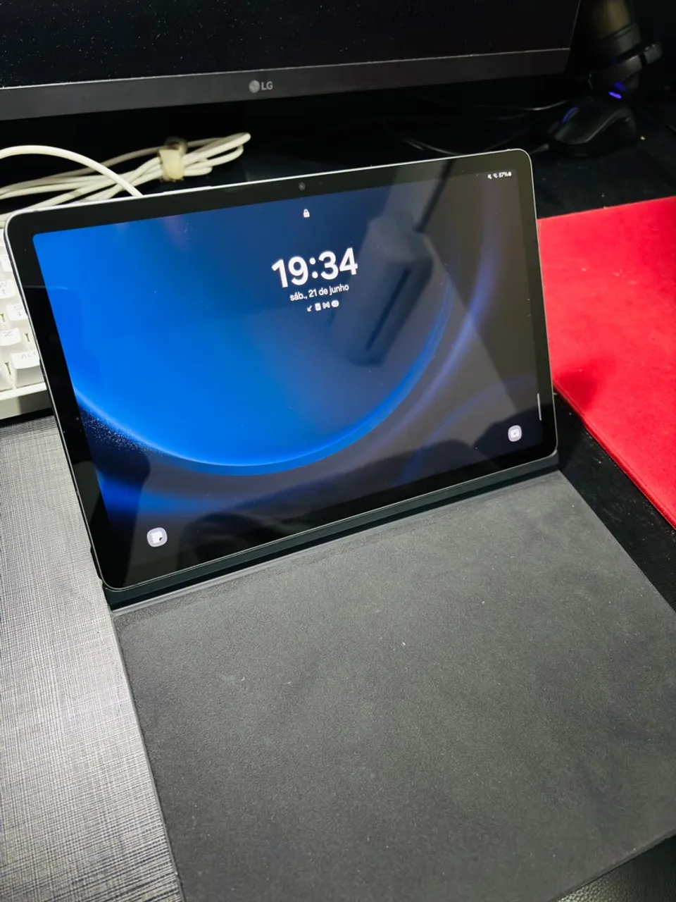 Tablet Samsung Galaxy Tab S9 FE 128GB Wi-Fi + S Pen + Capa + NF