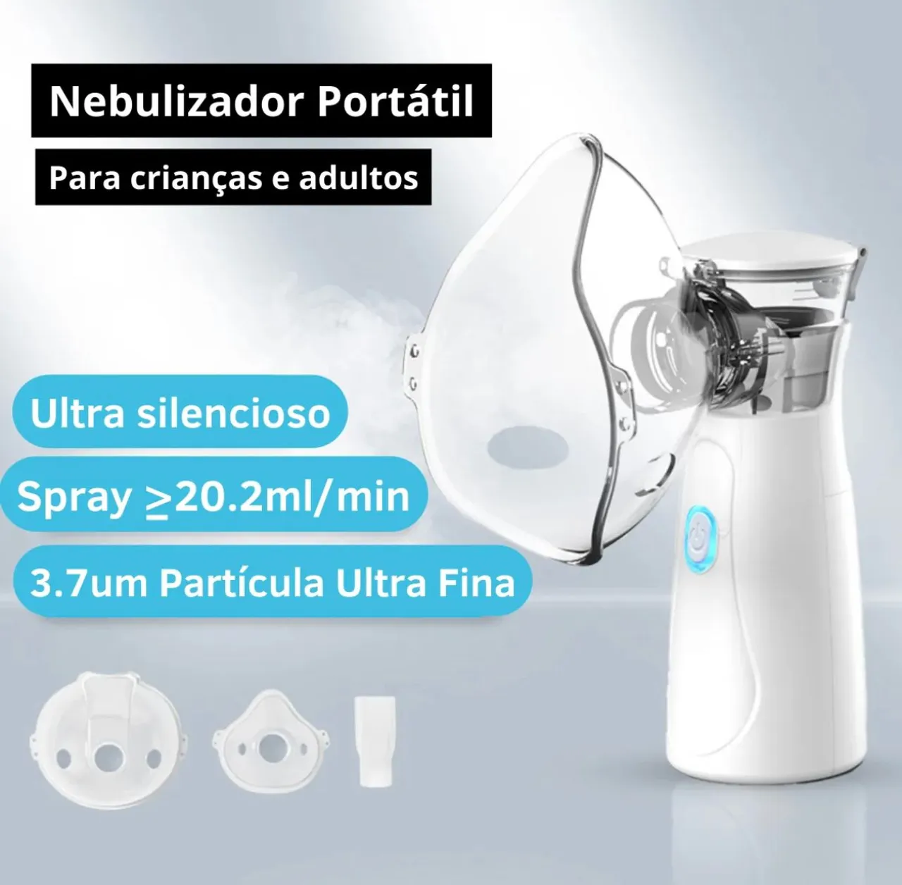 Nebulizador Portátil para Crianças e Adultos