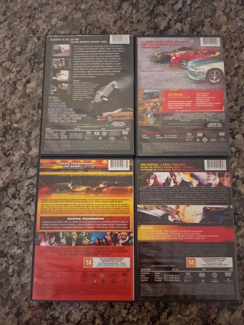 Coleção Velozes e Furiosos - DVDs - Foto 2