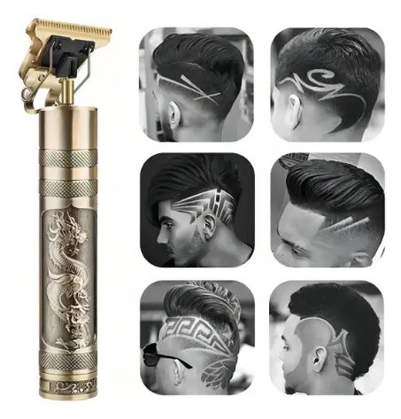 Máquina De Corte De Cabelo Dragão Dourada Tomate Mag-013 - Foto 4