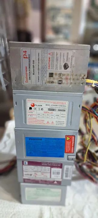 Fontes de PC usadas,230 w ,valor unitario - Foto 4
