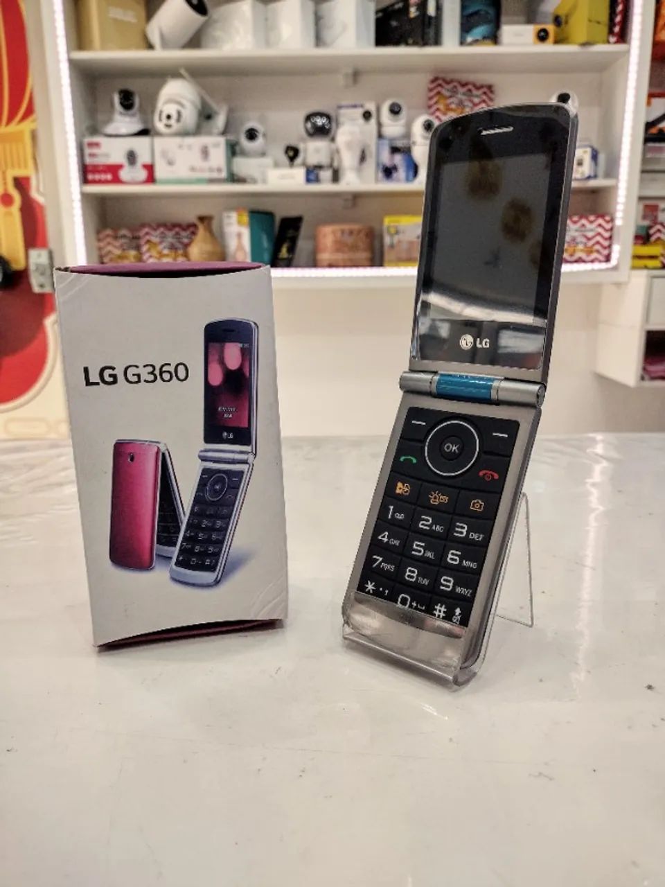 Celular LG G360 Dois chips Fácil Para Idoso C/ Teclado Simples