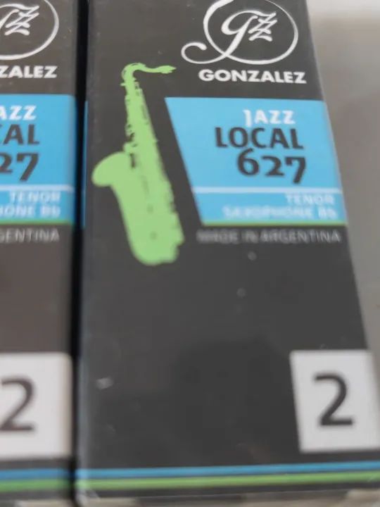 Palhetas Tenor Jazz Local 627 - Caixa com 5 unidades - R$ 180,00 - Foto 2