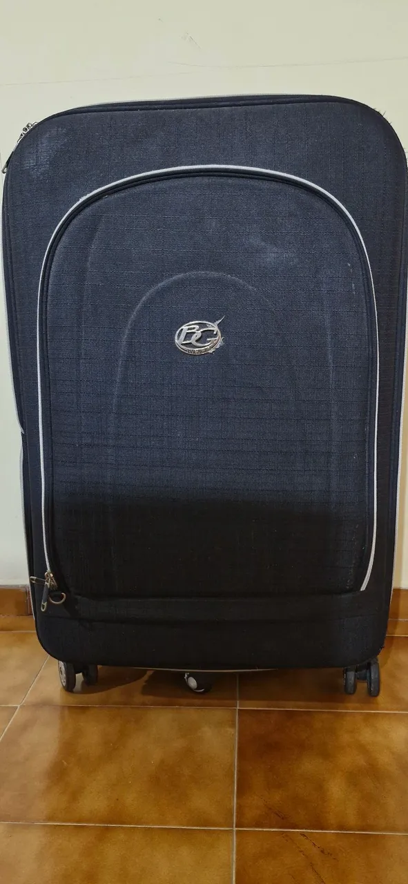 Mala de viagem preta Bagaggio