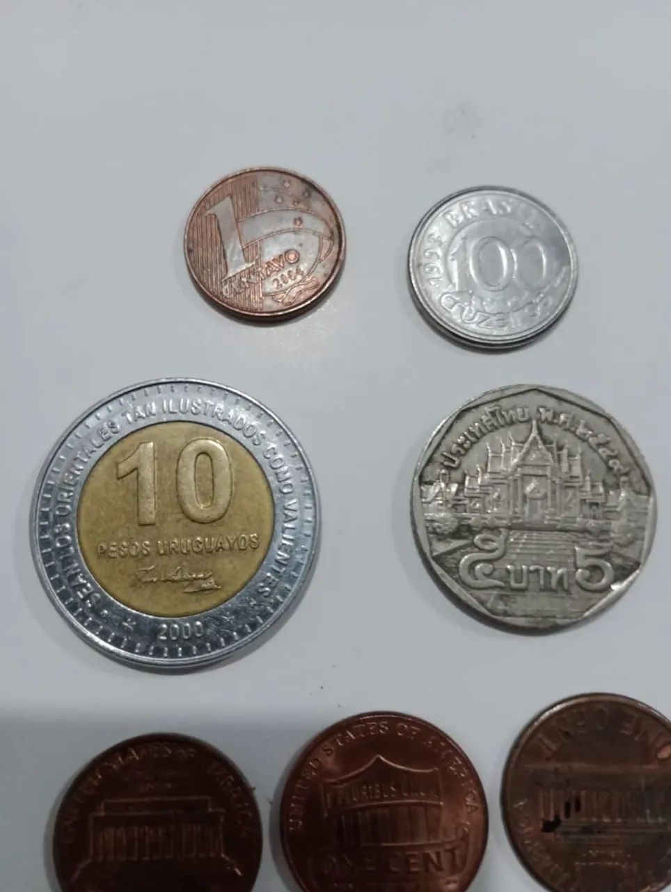 Lote de 11 moedas antigas  - Foto 4