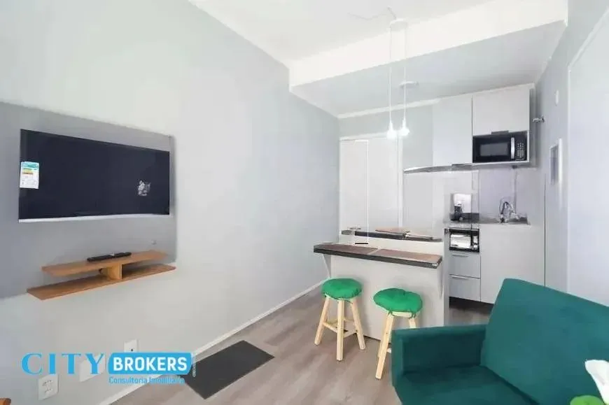 Studio mobiliado 28m² para alugar em Aclimação, São Paulo