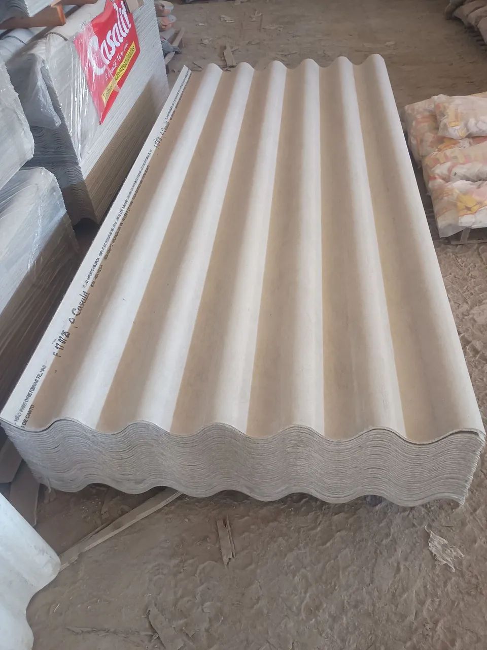 Telhas  fibrocimento impermeabilizando 1e10 pó 2.13 valo $72 entrega grátis só *71
