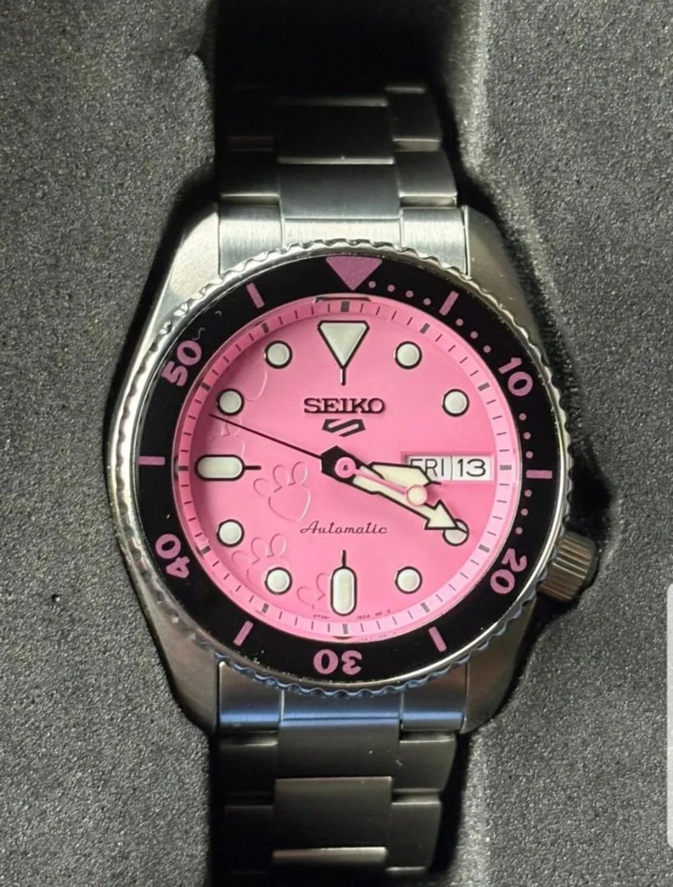 Seiko pantera cor de rosa - Foto 4