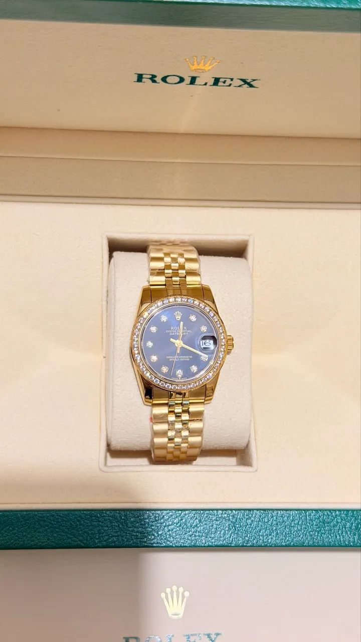 Rolex Lady Datejust Cravejado  - Foto 4