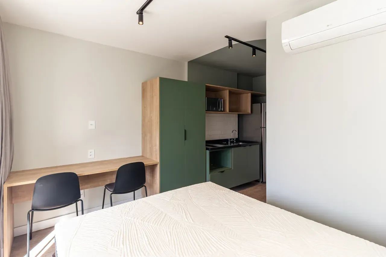 Studio 100% mobiliado na Bela Vista
