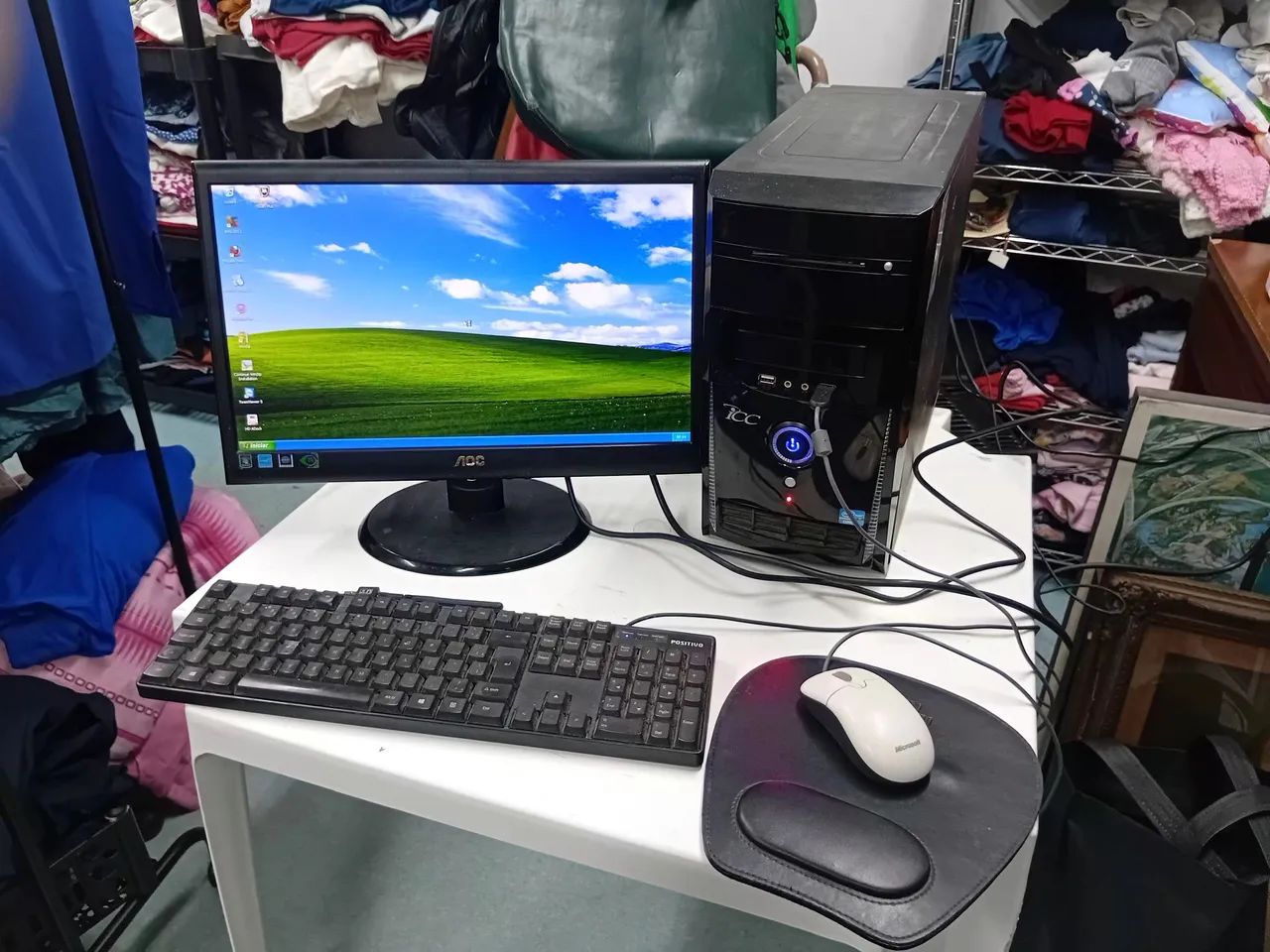PC DESKTOP INTEL I3 + 2 GB RAM + 750 HD COMPLETO 