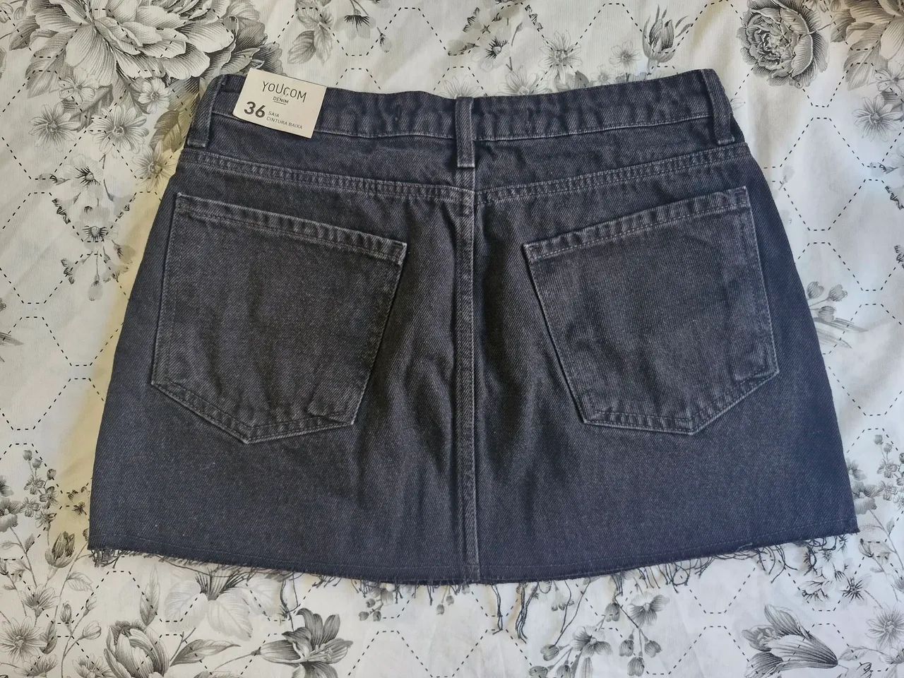 Saia Jeans 36 - Foto 2