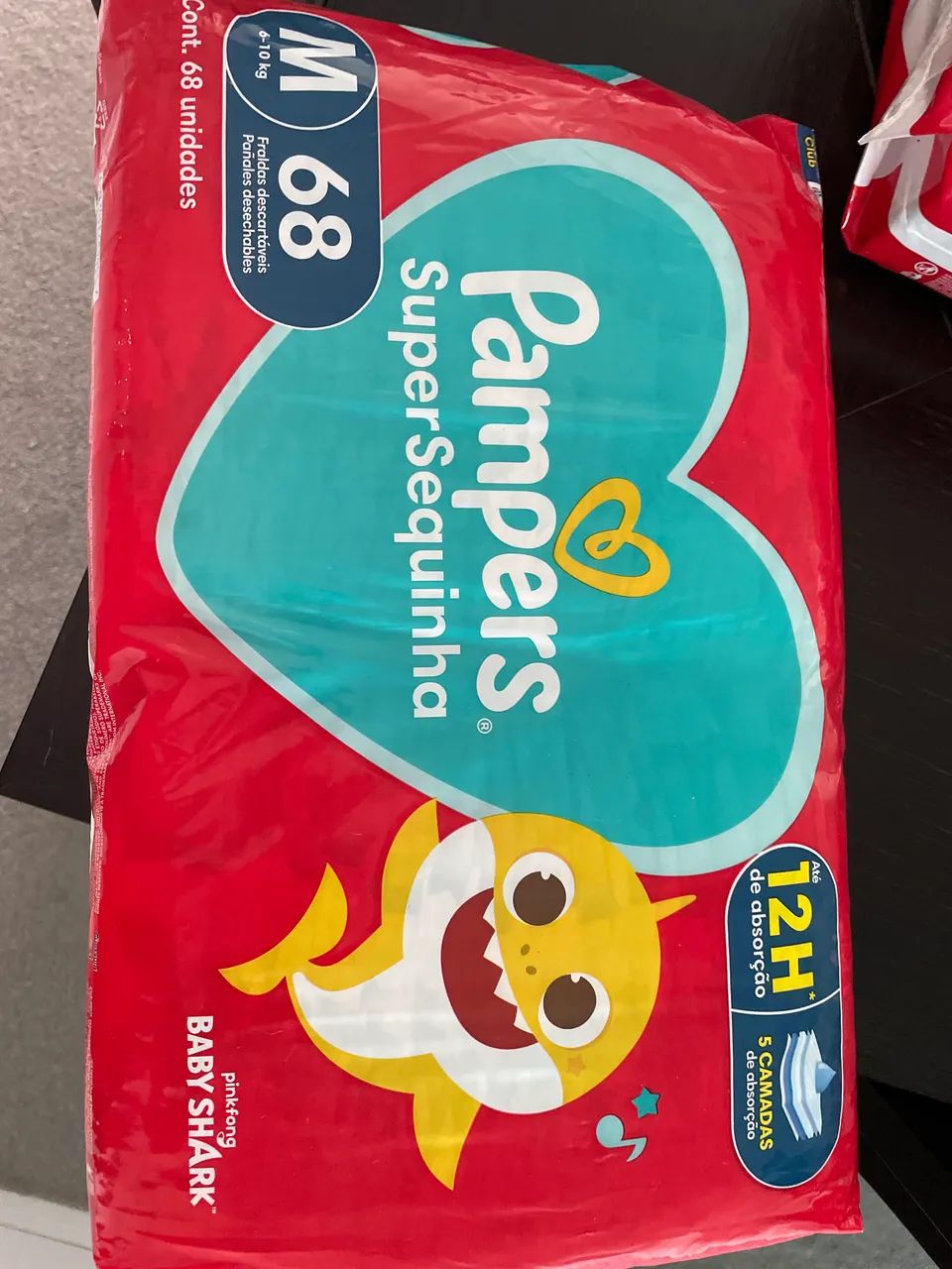 Fralda pampers super sequinha M 68 - Foto 2