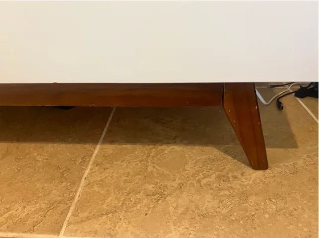 Rack para TV 180cm Branco Retrô com Gavetas e Nicho - Foto 4
