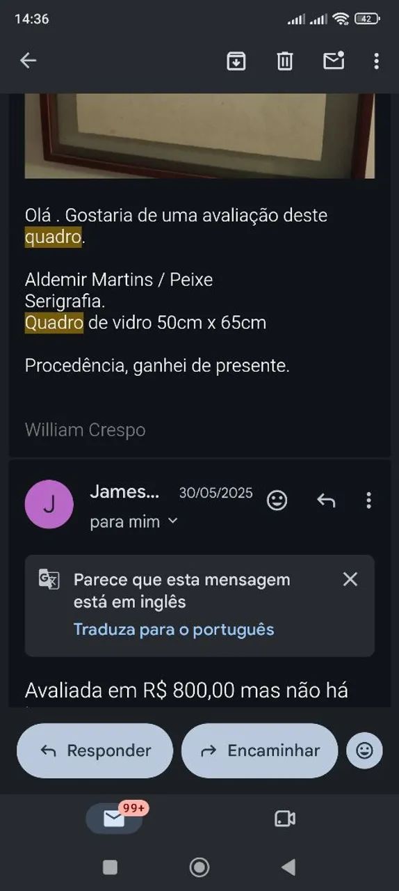Quadro Aldemir Martins  - Foto 3