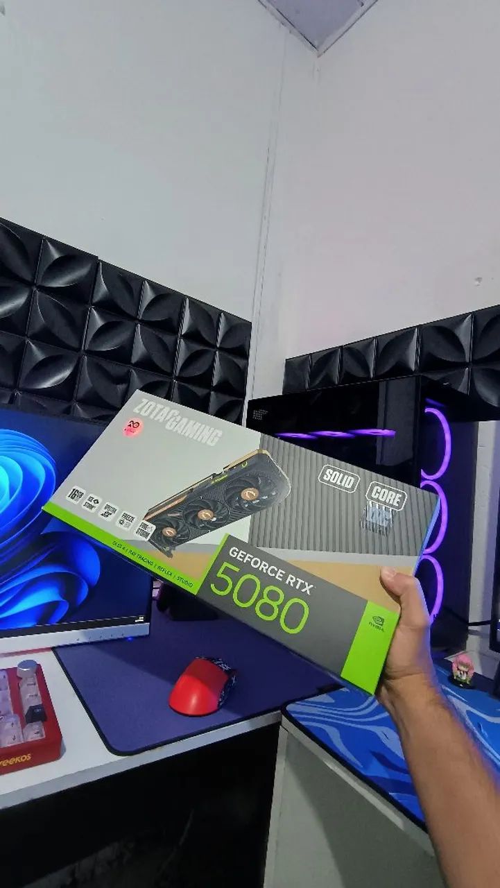 Placa de vídeo Nvidia RTX 5080 16GB - Foto 2