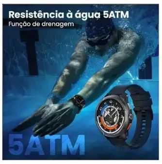 Smartwatch Haylou solar ultra GPS integrado 5 ATM - Foto 3