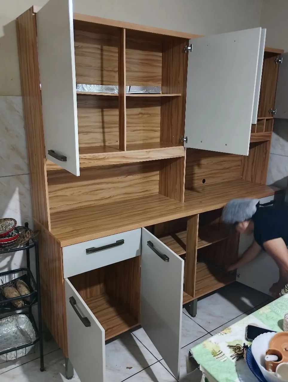Armário de cozinha com 8 portas e 2 gavetas  - Foto 4