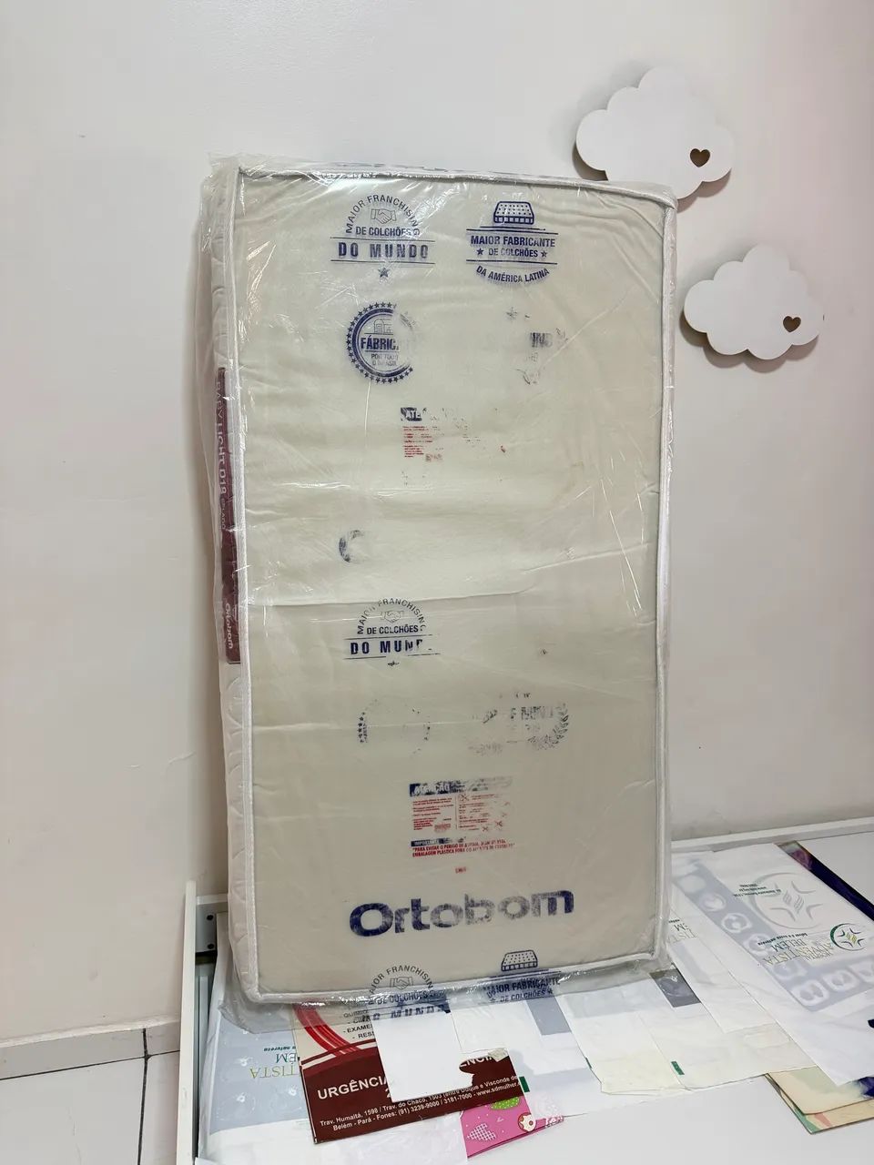 Colchão infantil de berço Ortobom novo - Foto 2
