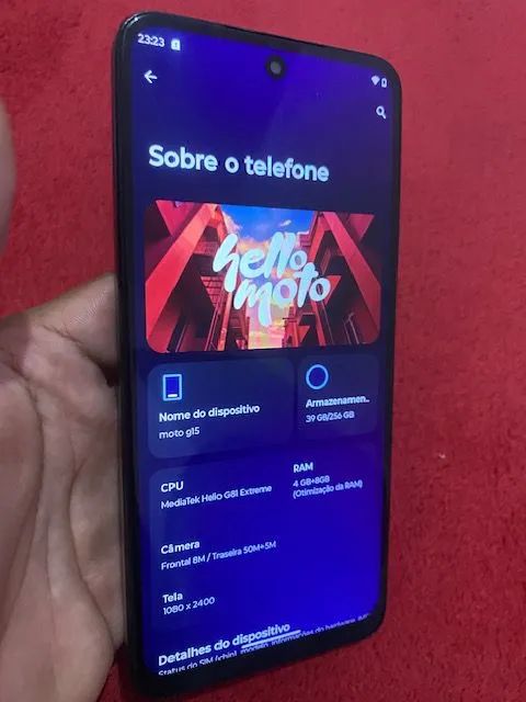 Vendo moto g15 256gb funcionando perfeitamente  - Foto 3