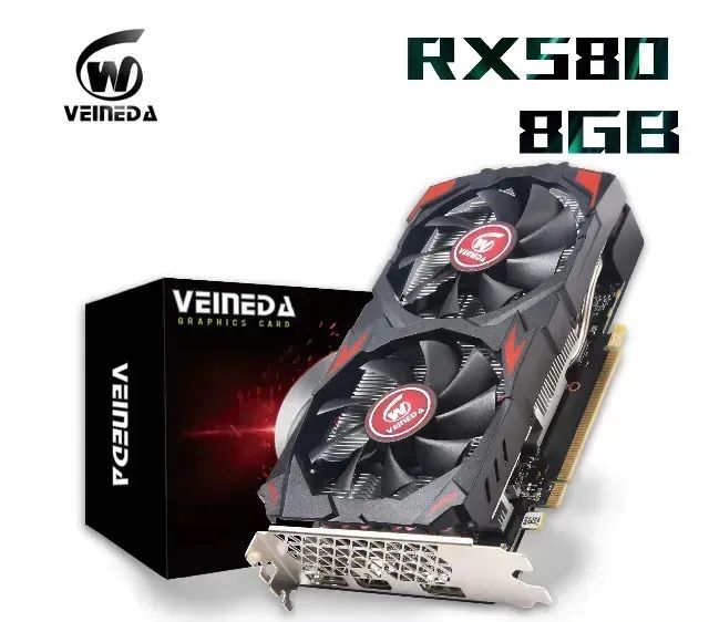 Placa de Video RX580 8GB Veineda a melhor RX 580 q existe. Usada por 10 dias. Nova DDR5